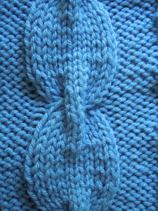 cable with bridge knitting pattern